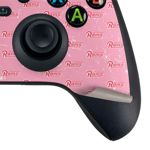 NFL Los Angeles Rams Pink Logo Blast XBox Series X Digital Edition Bundle Skin