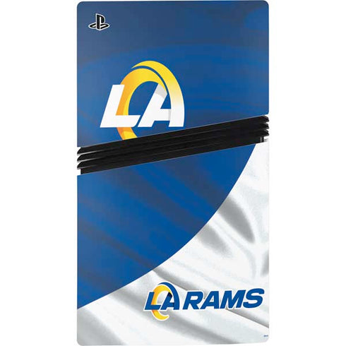 NFL Los Angeles Rams PS5 Pro Disk Console Skin