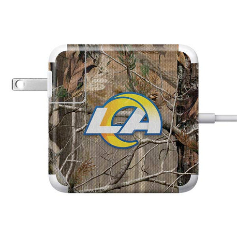 NFL Los Angeles Rams Realtree AP Camo 85W Power Adapter (15 and 17 inch MacBook Pro Charger) Skin