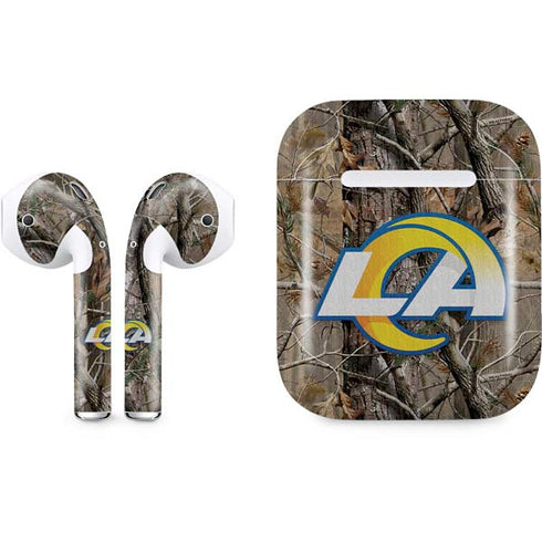 NFL Los Angeles Rams Realtree AP Camo Apple AirPods Skin