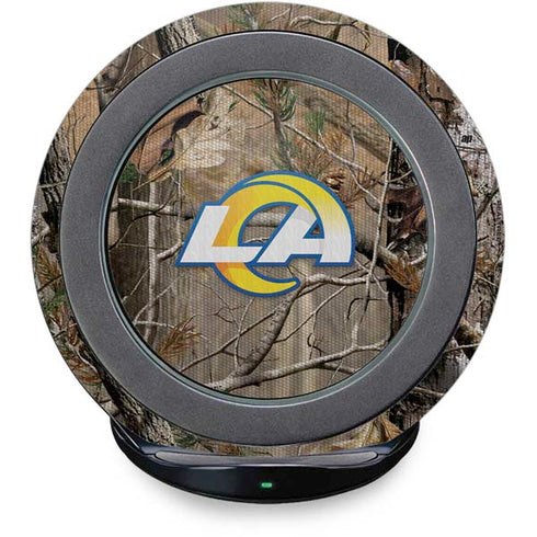 NFL Los Angeles Rams Realtree AP Camo Fast Charge Wireless Charging Stand Skin