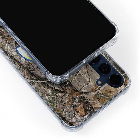 NFL Los Angeles Rams Realtree AP Camo Galaxy A55 5G Clear Case