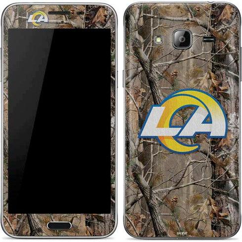 NFL Los Angeles Rams Realtree AP Camo Galaxy J3 Skin