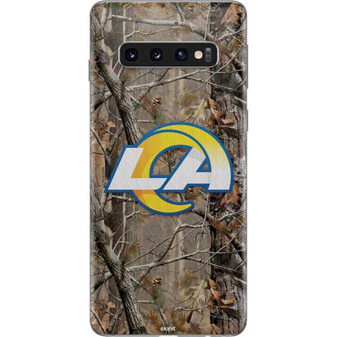 NFL Los Angeles Rams Realtree AP Camo Galaxy S10 Skin