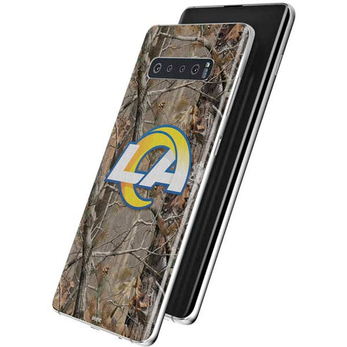 NFL Los Angeles Rams Realtree AP Camo Galaxy S10 Skin