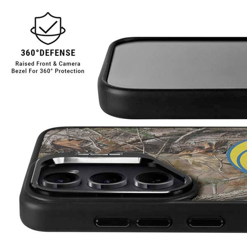 NFL Los Angeles Rams Realtree AP Camo Galaxy S24 FE Kickstand Case