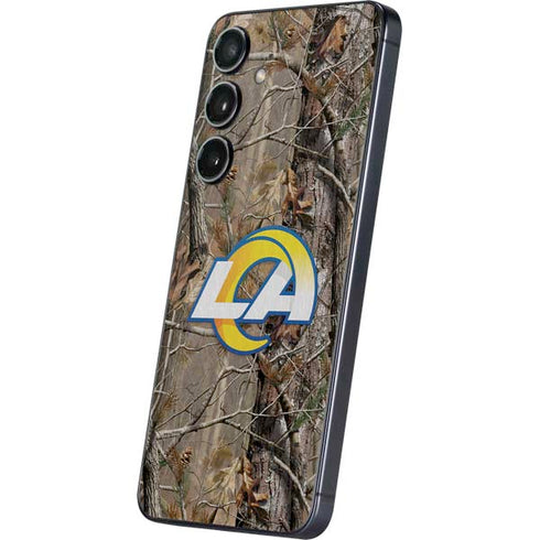 NFL Los Angeles Rams Realtree AP Camo Galaxy S24 Plus Skin