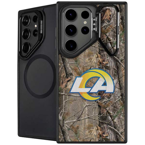 NFL Los Angeles Rams Realtree AP Camo Galaxy S25 Ultra Kickstand Case