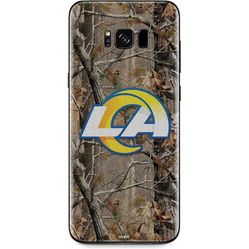 NFL Los Angeles Rams Realtree AP Camo Galaxy S8 Skin