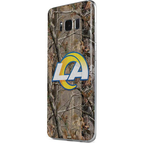 NFL Los Angeles Rams Realtree AP Camo Galaxy S8 Skin