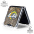 NFL Los Angeles Rams Realtree AP Camo Galaxy Z Flip6 Clear Case