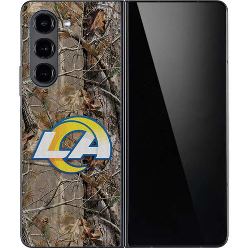 NFL Los Angeles Rams Realtree AP Camo Galaxy Z Fold5 5G Skin