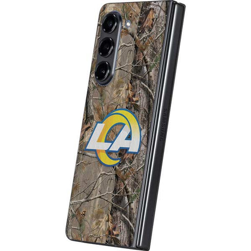 NFL Los Angeles Rams Realtree AP Camo Galaxy Z Fold5 5G Skin