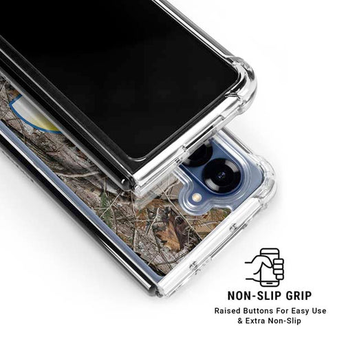 NFL Los Angeles Rams Realtree AP Camo Galaxy Z Fold6 Clear Case