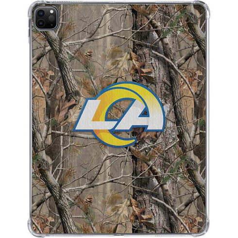 NFL Los Angeles Rams Realtree AP Camo iPad Pro 11in (2024) Clear Case