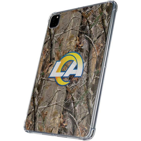 NFL Los Angeles Rams Realtree AP Camo iPad Pro 11in (2024) Clear Case