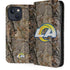 NFL Los Angeles Rams Realtree AP Camo iPhone 15 Plus Folio Case