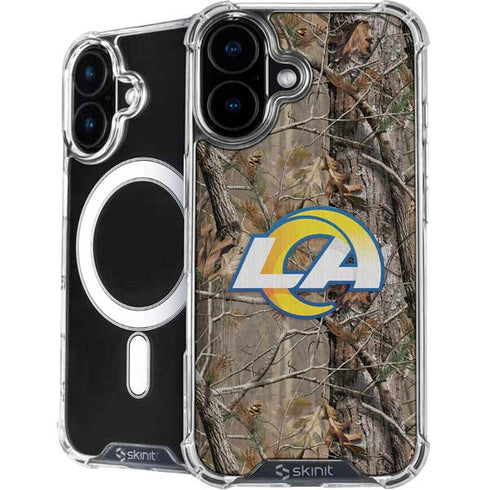 NFL Los Angeles Rams Realtree AP Camo iPhone 16 MagSafe Case
