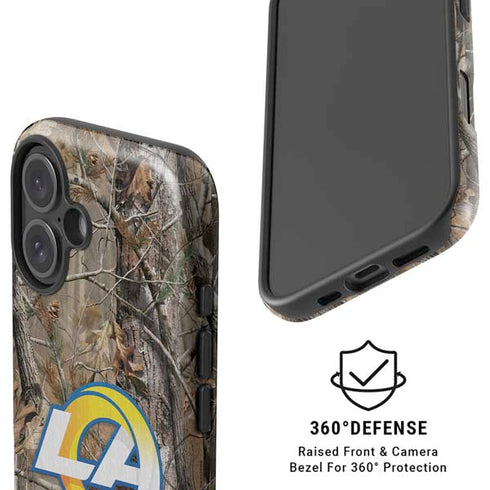 NFL Los Angeles Rams Realtree AP Camo iPhone 16 Magsafe Impact Case