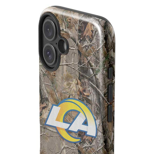 NFL Los Angeles Rams Realtree AP Camo iPhone 16 Plus Impact Case