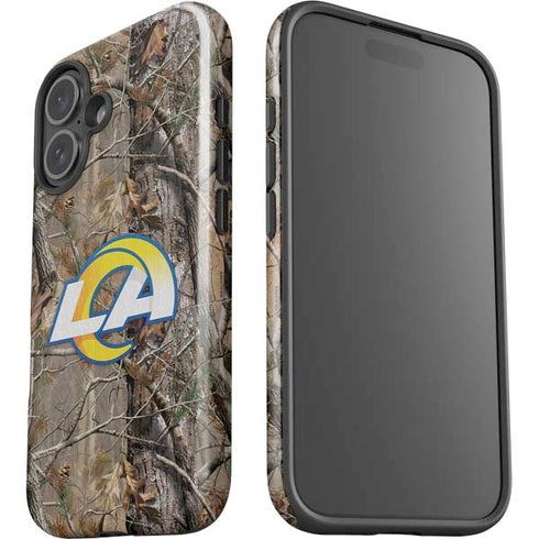 NFL Los Angeles Rams Realtree AP Camo iPhone 16 Plus Impact Case