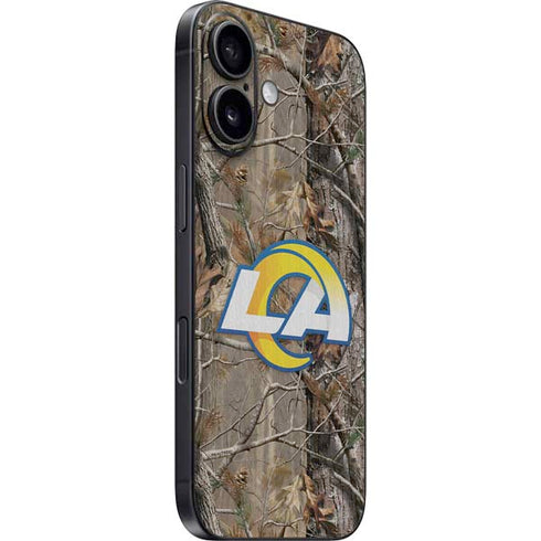 NFL Los Angeles Rams Realtree AP Camo iPhone 16 Plus Skin