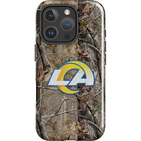 NFL Los Angeles Rams Realtree AP Camo iPhone 16 Pro Max Magsafe Impact Case