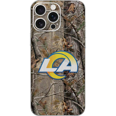NFL Los Angeles Rams Realtree AP Camo iPhone 16 Pro Max Skin