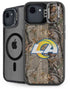 NFL Los Angeles Rams Realtree AP Camo iPhone 16e Kickstand Case