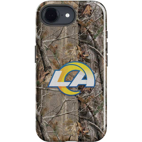 NFL Los Angeles Rams Realtree AP Camo iPhone 16e Impact Case