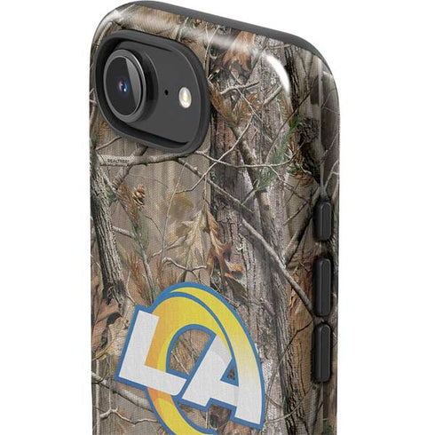 NFL Los Angeles Rams Realtree AP Camo iPhone 16e Impact Case