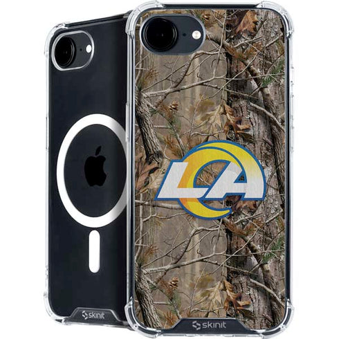 NFL Los Angeles Rams Realtree AP Camo iPhone 16e MagSafe Case