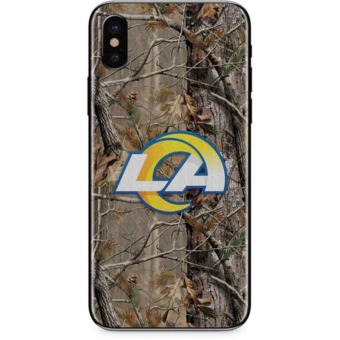 NFL Los Angeles Rams Realtree AP Camo iPhone XS Max Skin