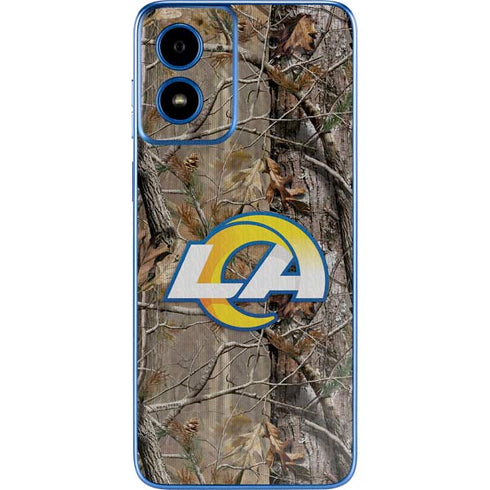 NFL Los Angeles Rams Realtree AP Camo Moto G Play 4G (2024) Skin