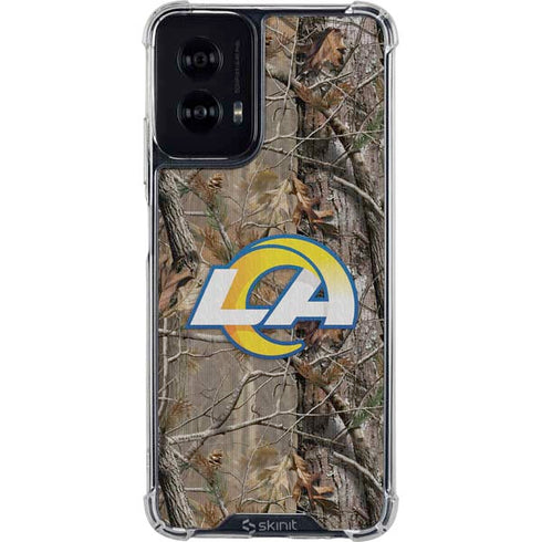 NFL Los Angeles Rams Realtree AP Camo Moto G Power 5G (2024) Clear Case