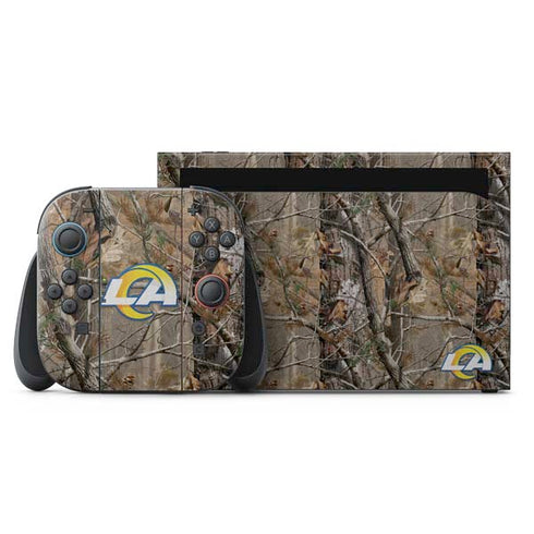 NFL Los Angeles Rams Realtree AP Camo Nintendo Switch 2 (2025) with Joy-Con Skin