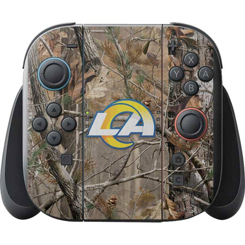 NFL Los Angeles Rams Realtree AP Camo Nintendo Switch 2 (2025) with Joy-Con Skin