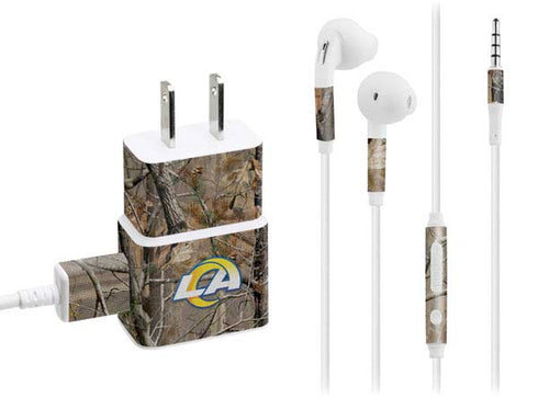 NFL Los Angeles Rams Realtree AP Camo Phone Charger Skin