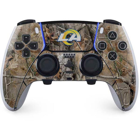 NFL Los Angeles Rams Realtree AP Camo PS5 DualSense Edge Pro Controller Skin