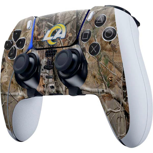 NFL Los Angeles Rams Realtree AP Camo PS5 DualSense Edge Pro Controller Skin