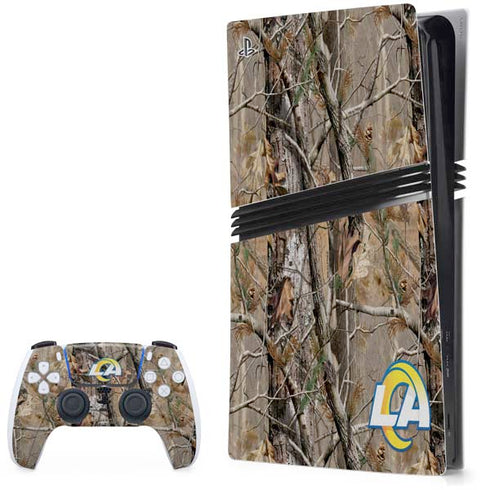 NFL Los Angeles Rams Realtree AP Camo PlayStation PS5 Skins