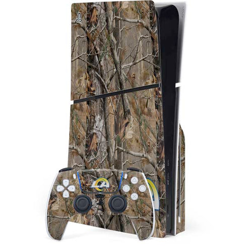 NFL Los Angeles Rams Realtree AP Camo PlayStation PS5 Skins