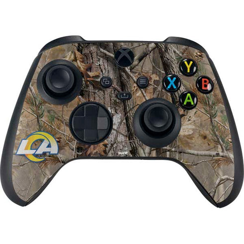NFL Los Angeles Rams Realtree AP Camo Xbox Series X Bundle Skin