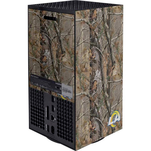 NFL Los Angeles Rams Realtree AP Camo XBox Series X Digital Edition Bundle Skin