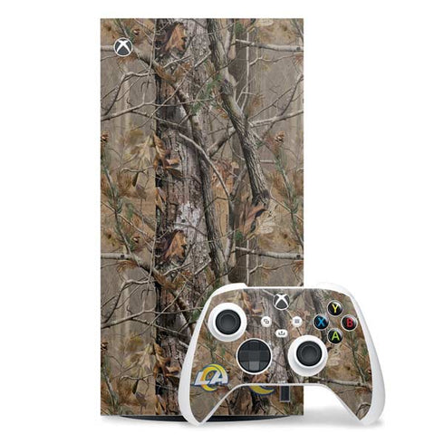 NFL Los Angeles Rams Realtree AP Camo Xbox Series X Skins