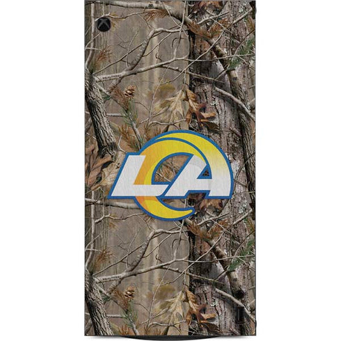 NFL Los Angeles Rams Realtree AP Camo XBox Series X Digital Edition Console Skin