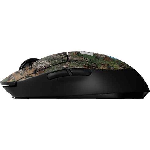 NFL Los Angeles Rams Realtree Xtra Green Camo G Pro Wireless Gaming Mouse Skin