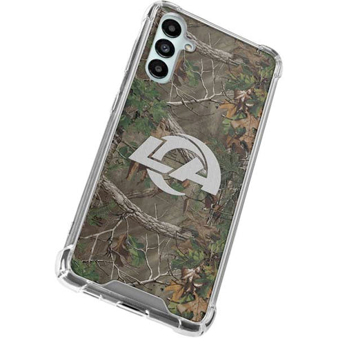 NFL Los Angeles Rams Realtree Xtra Green Camo Gabb Phone 4 Clear Case