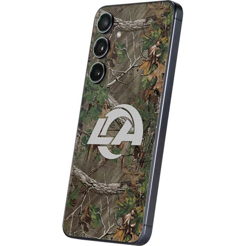 NFL Los Angeles Rams Realtree Xtra Green Camo Galaxy A16 5G Skin