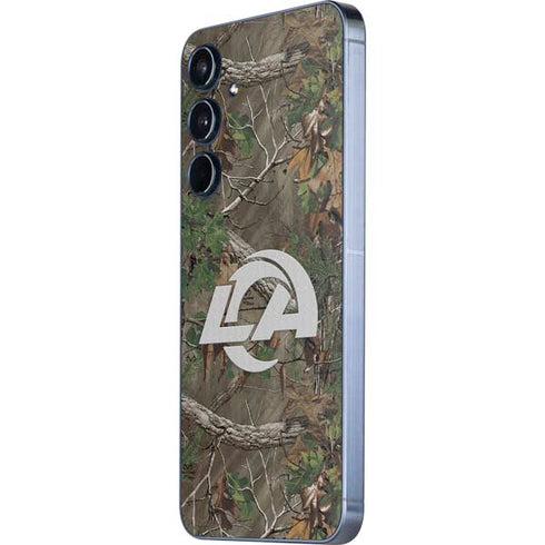 NFL Los Angeles Rams Realtree Xtra Green Camo Galaxy A35 5G Skin